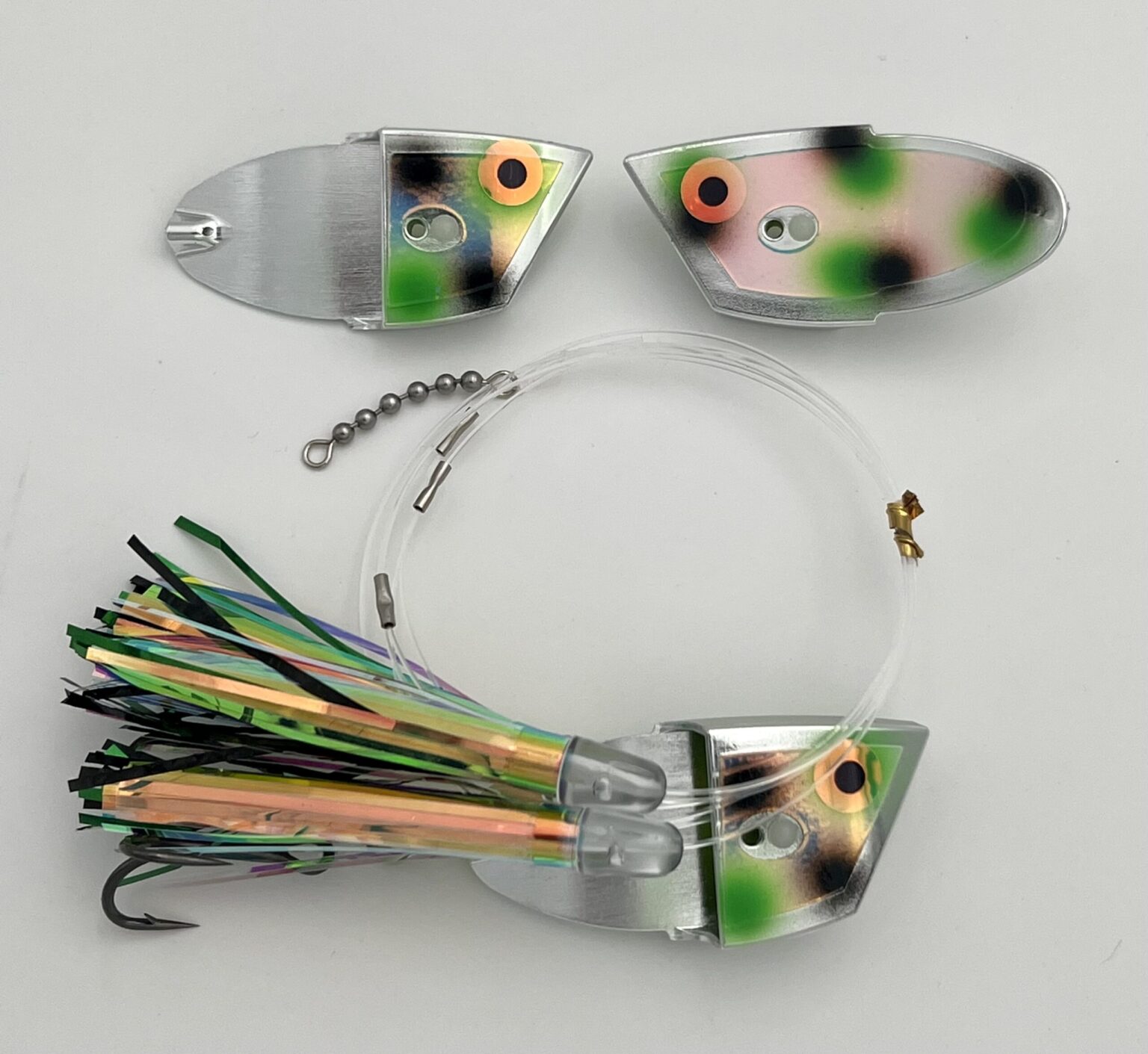 Chrome Super Frog Cut Bait Rig - Diabolical Custom Tackle