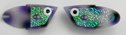 Purple War Frog Bait Head