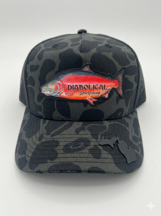 Fishing Hat - Diabolical Custom Artwork